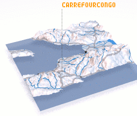 3d view of Carrefour Congo