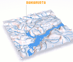 3d view of Bahía Murta