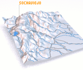 3d view of Socha Viejo