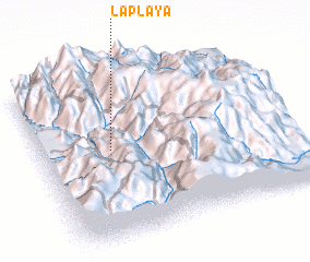 3d view of La Playa