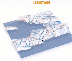 3d view of LʼErmitage