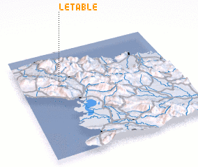 3d view of LʼÉtable