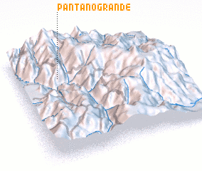 3d view of Pantano Grande