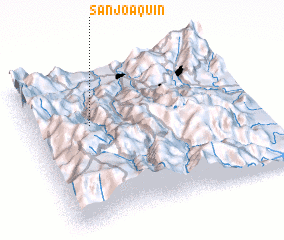 3d view of San Joaquín