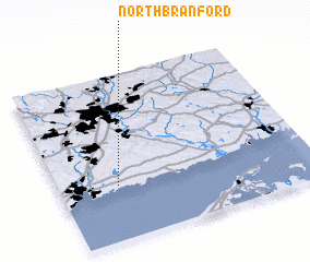 3d view of North Branford