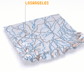 3d view of Los Angeles