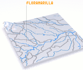 3d view of Flor Amarilla