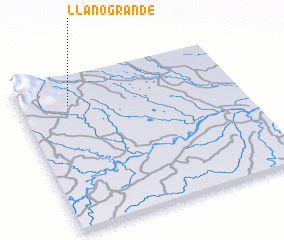 3d view of Llano Grande