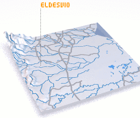 3d view of El Desvio