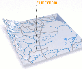 3d view of El Incendio