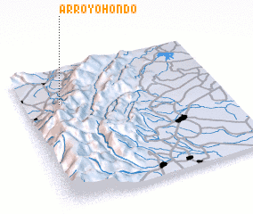 3d view of Arroyo Hondo