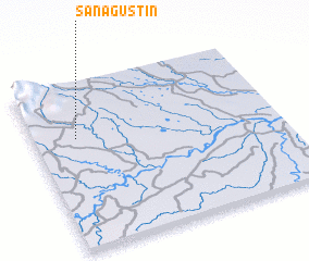 3d view of San Agustín