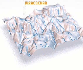 3d view of Viracochán