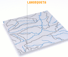 3d view of La Horqueta