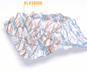 3d view of El Espino