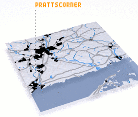 3d view of Pratts Corner