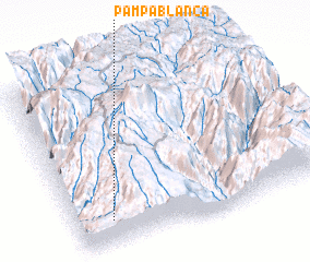 3d view of Pampa Blanca