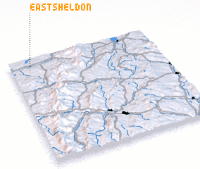 3d view of East Sheldon