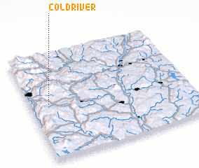 3d view of Cold River