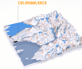 3d view of Colonia Alerce