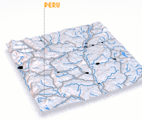 3d view of Peru
