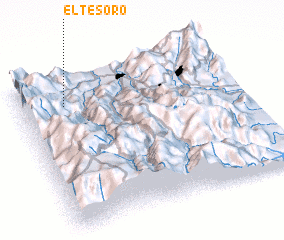 3d view of El Tesoro