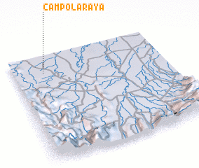 3d view of Campo La Raya