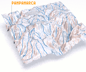 3d view of Pampamarca