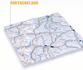 3d view of North Sheldon