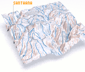 3d view of Santa-Ana