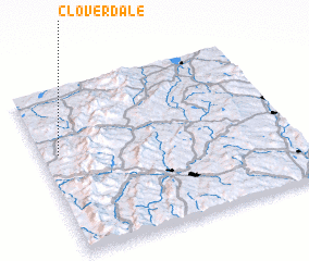 3d view of Cloverdale