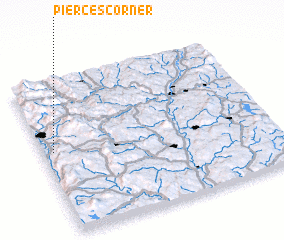 3d view of Pierces Corner