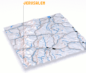 3d view of Jerusalem