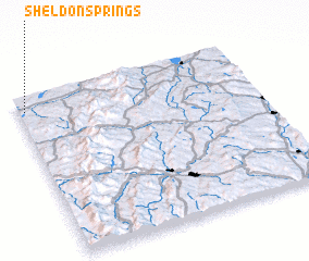 3d view of Sheldon Springs