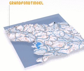 3d view of Grand Fond Ti Noël