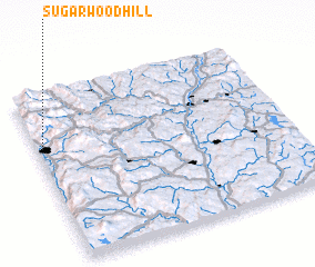 3d view of Sugarwood Hill