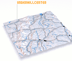 3d view of Underhill Center