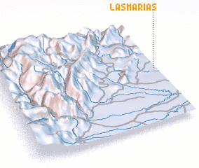 3d view of Las Marias