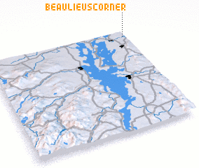 3d view of Beaulieus Corner