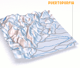 3d view of Puerto Porfía