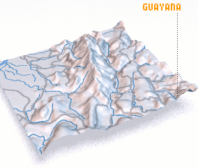 3d view of Guayana