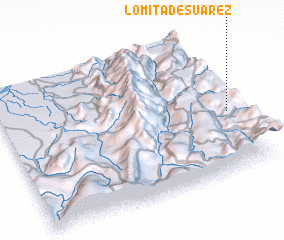 3d view of Lomita de Suárez