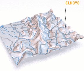 3d view of El Hoyo