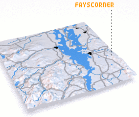 3d view of Fays Corner