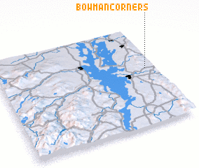 3d view of Bowman Corners