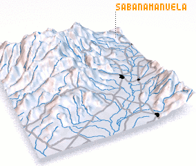 3d view of Sabana Manuela