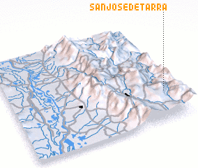 3d view of San José de Tarra