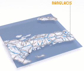 3d view of Nan Glacis