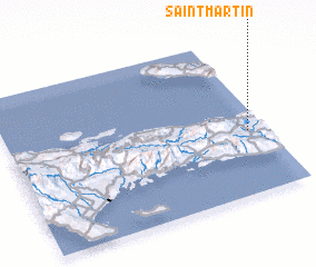 3d view of Saint-Martin