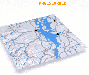 3d view of Pages Corner